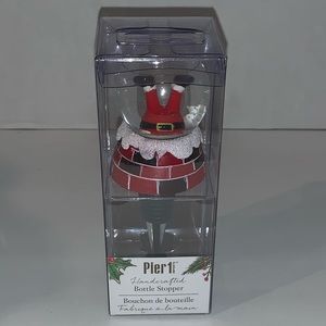 Pier 1, Christmas Santa bottle stopper